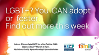 LGBT fostering and adoption graphic 2021